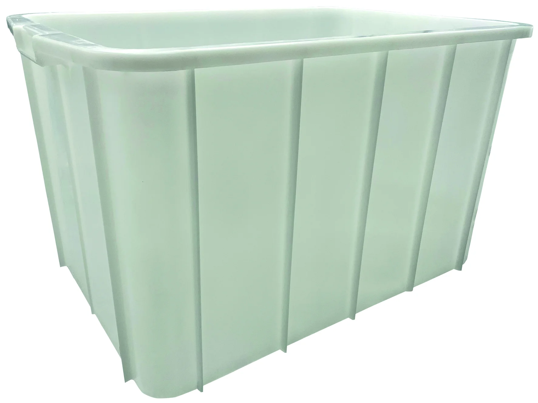 Stapelkästen weiß 96 ltr., 600x400x400 mm 
