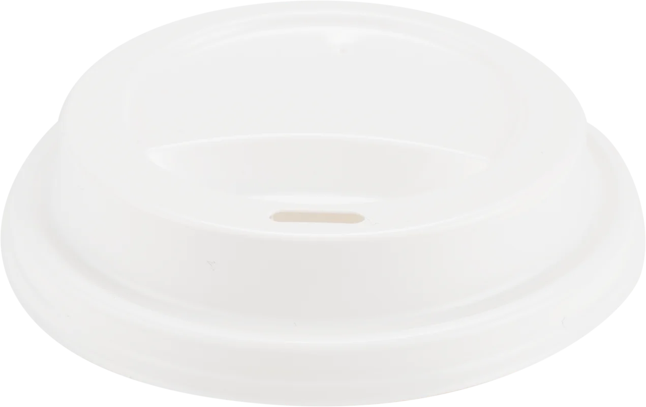 Domdeckel weiß für Kaffeebecher 0,2l