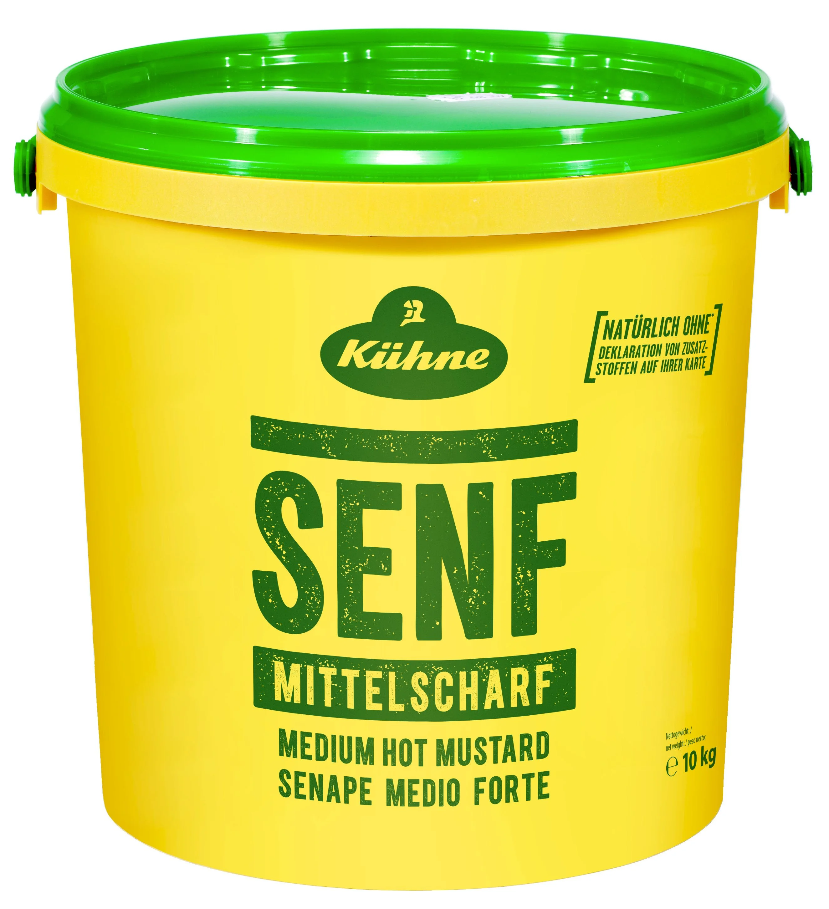 Senf mittelscharf "Kühne" 10 Kg Eimer 