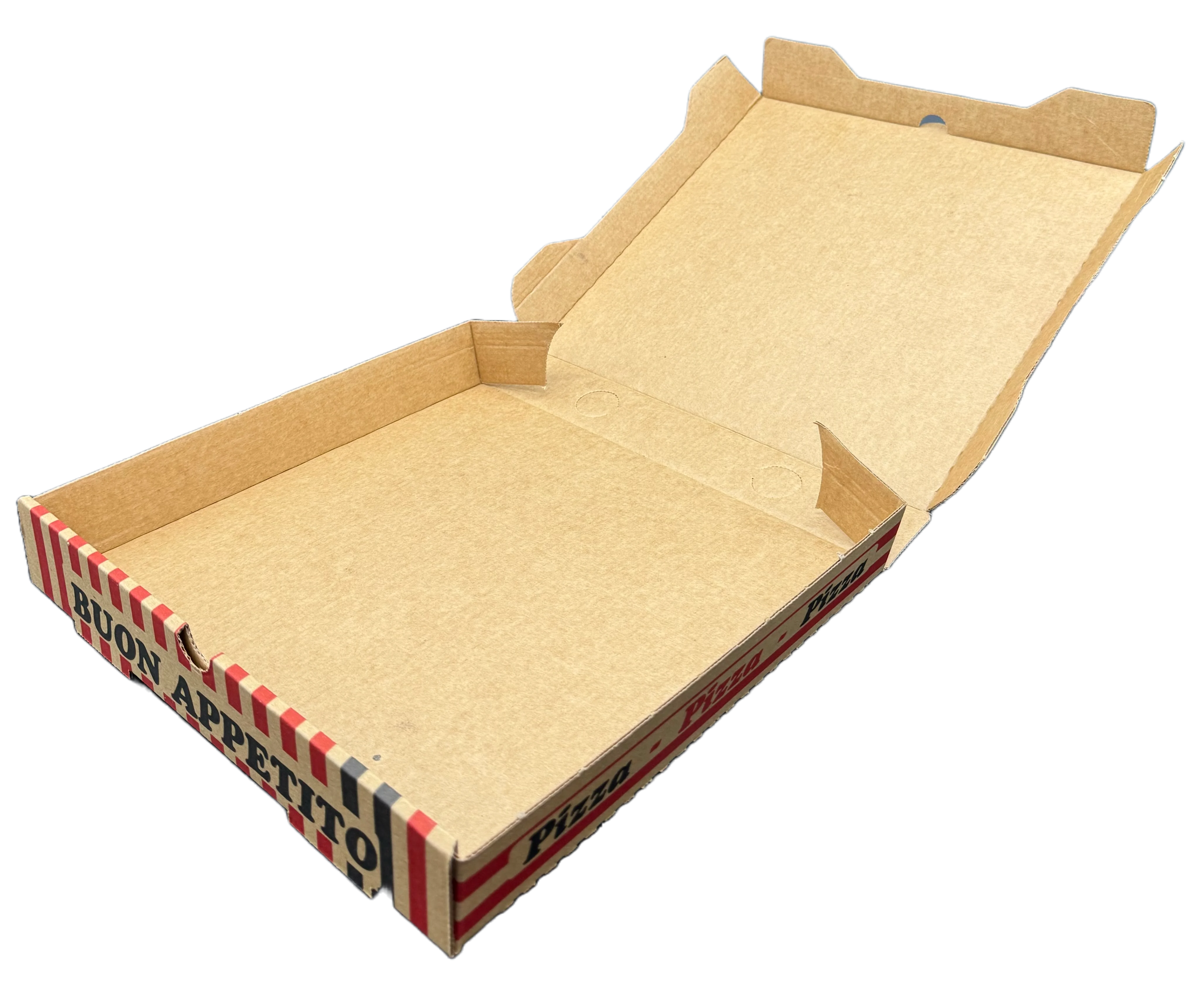 Pizzabox NEW YORK Braun - 26x26x4 cm