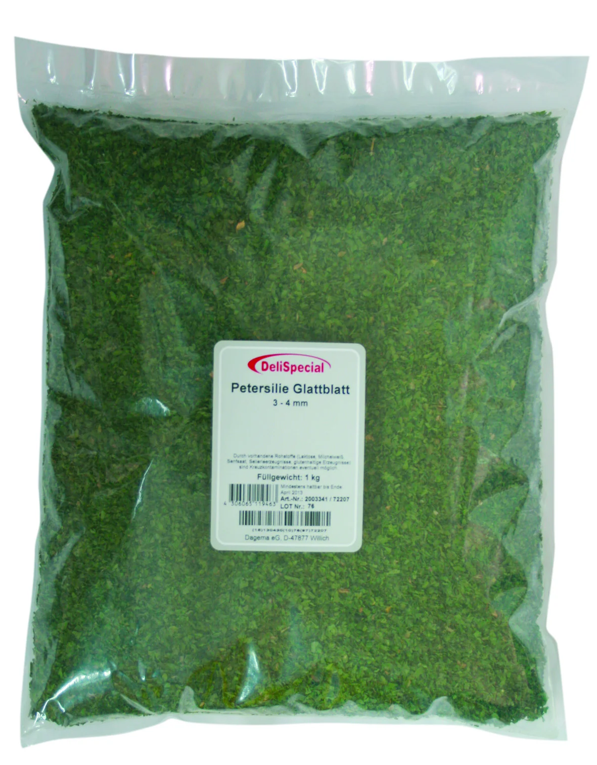 Petersilie, Glattblatt, 3-4mm, Q1, 1 Kg 