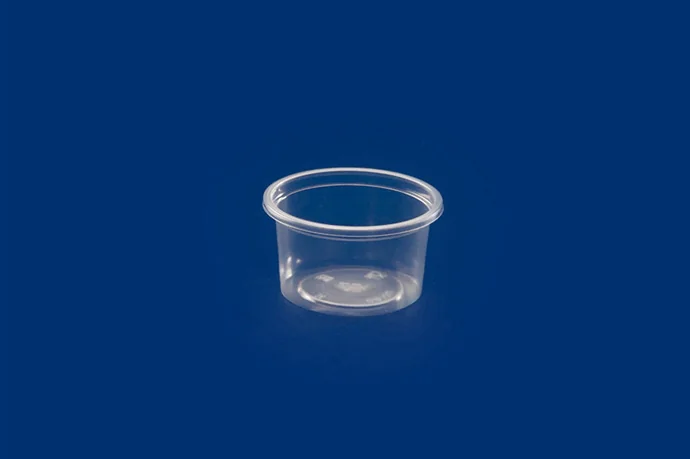 Dressingbecher PP klar rund ohne Deckel 80 ml 