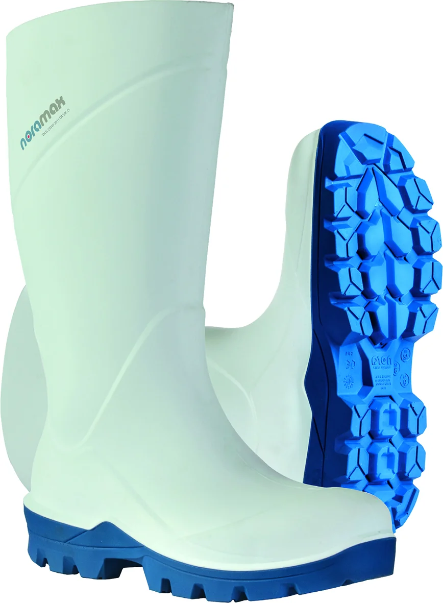Stiefel PU Max II, Gr. 44, weiss ohne Stahlkappe 