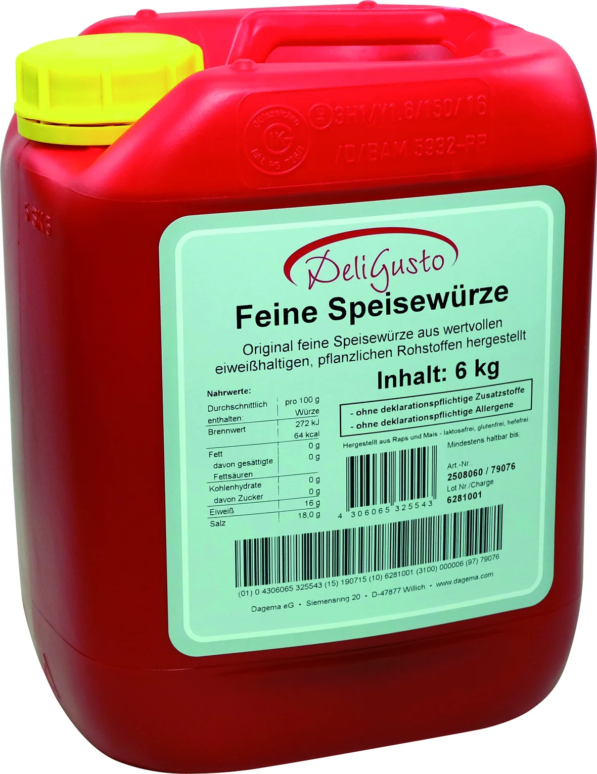 Speisewürze DeliSpecial, 6 kg Kanister 