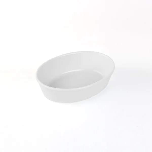 Backform Gutshof weiß, 18 cm oval 