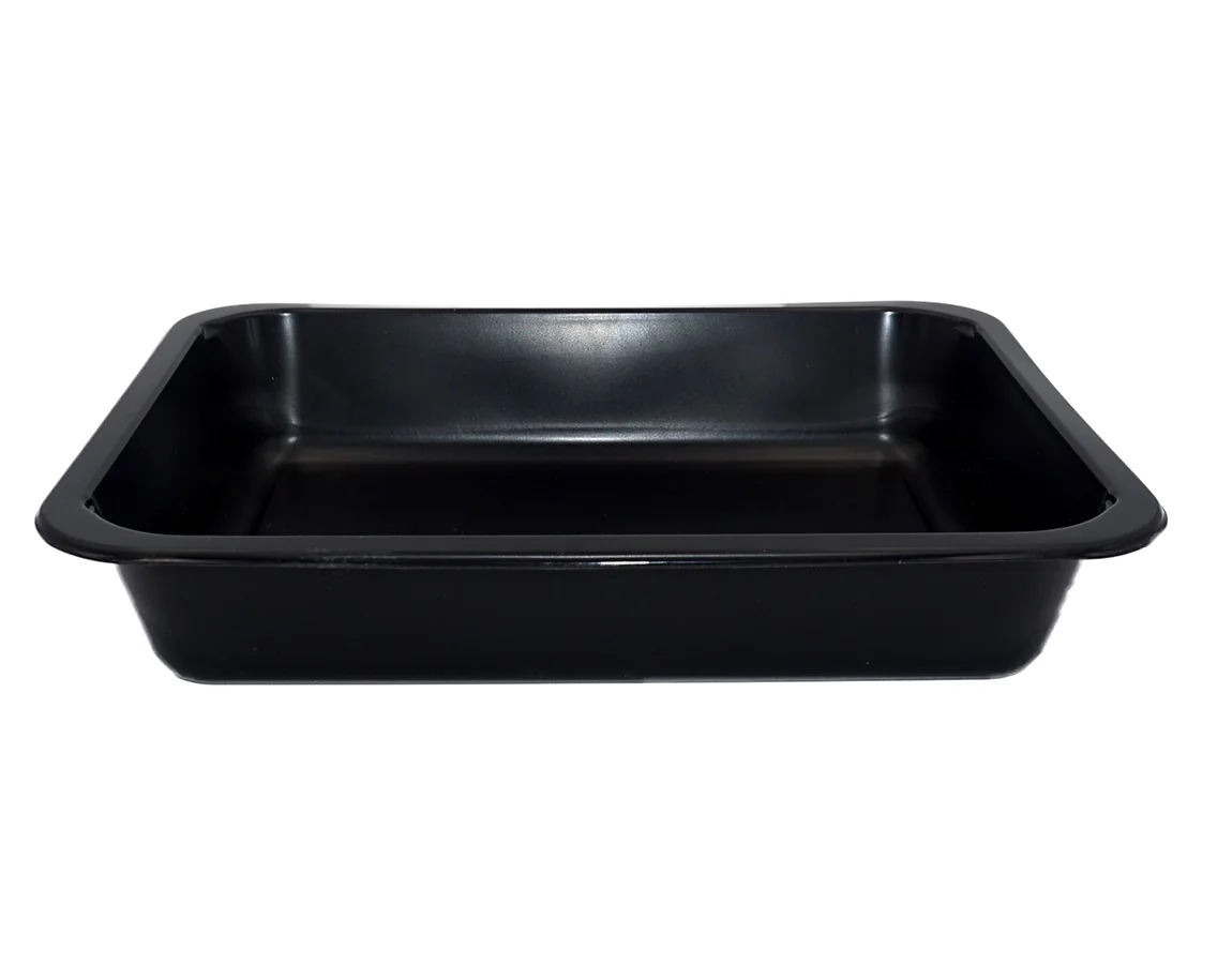 Siegelschale PP schwarz 227x178x32mm ungeteilt 359 90103359
