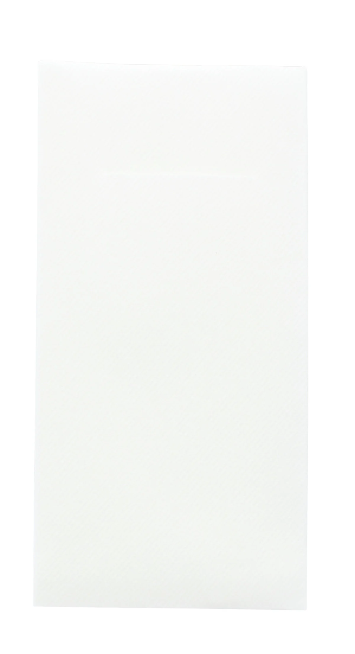 Bestecktasche Airlaid 40x40cm, 1/8 Falz weiß 