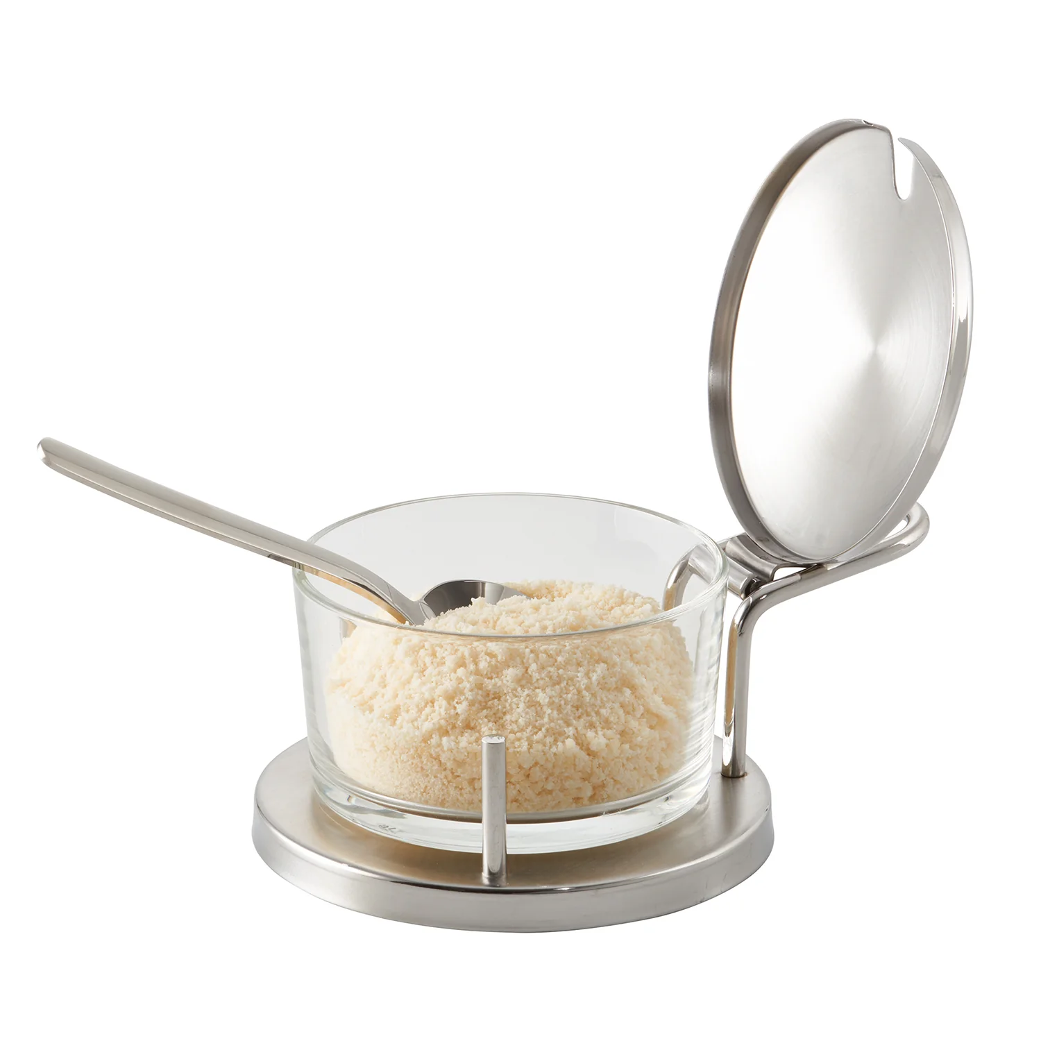 Parmesan-Menage "Classic" 18/10 Edelstahl rund 