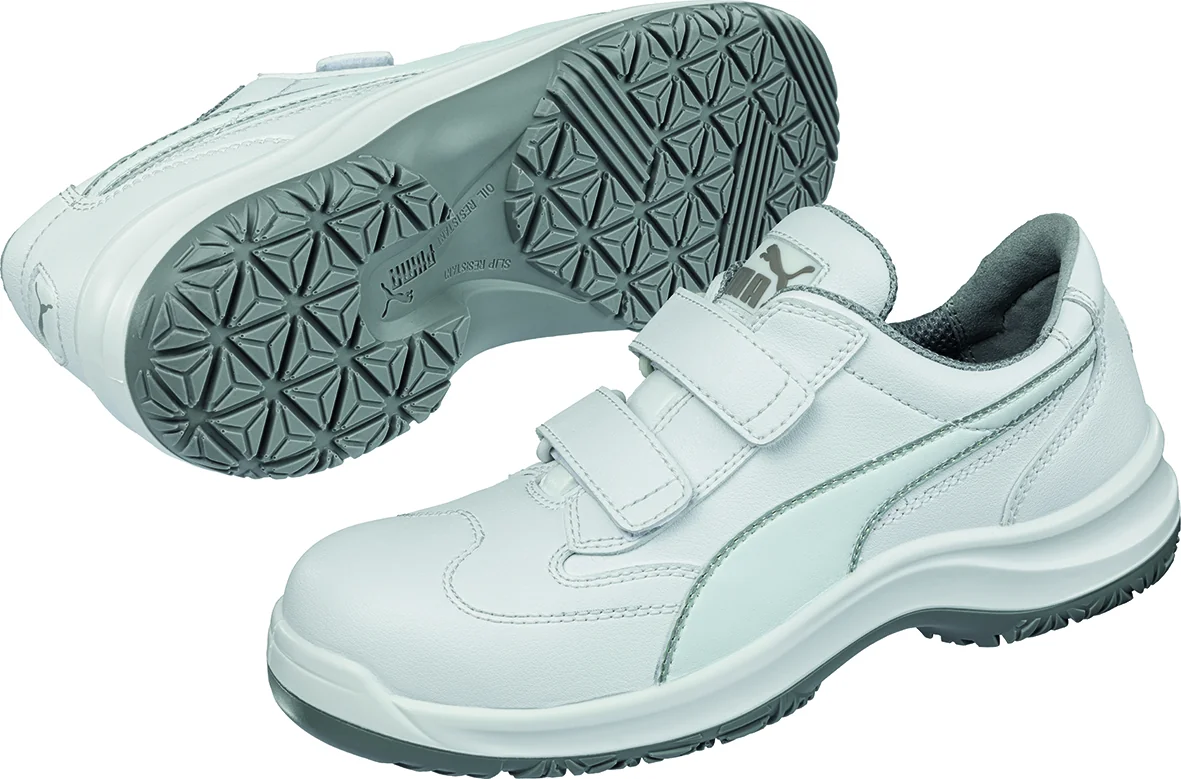 Halbschuh PUMA weiss S2 Klett 