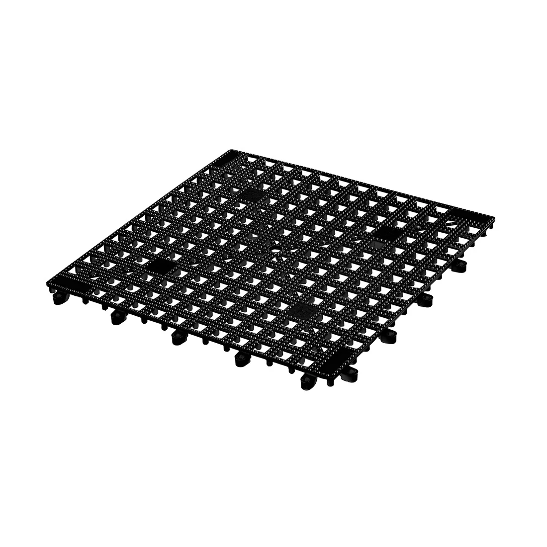 Gläsermatte erweiterbar schwarz 33x33cm
