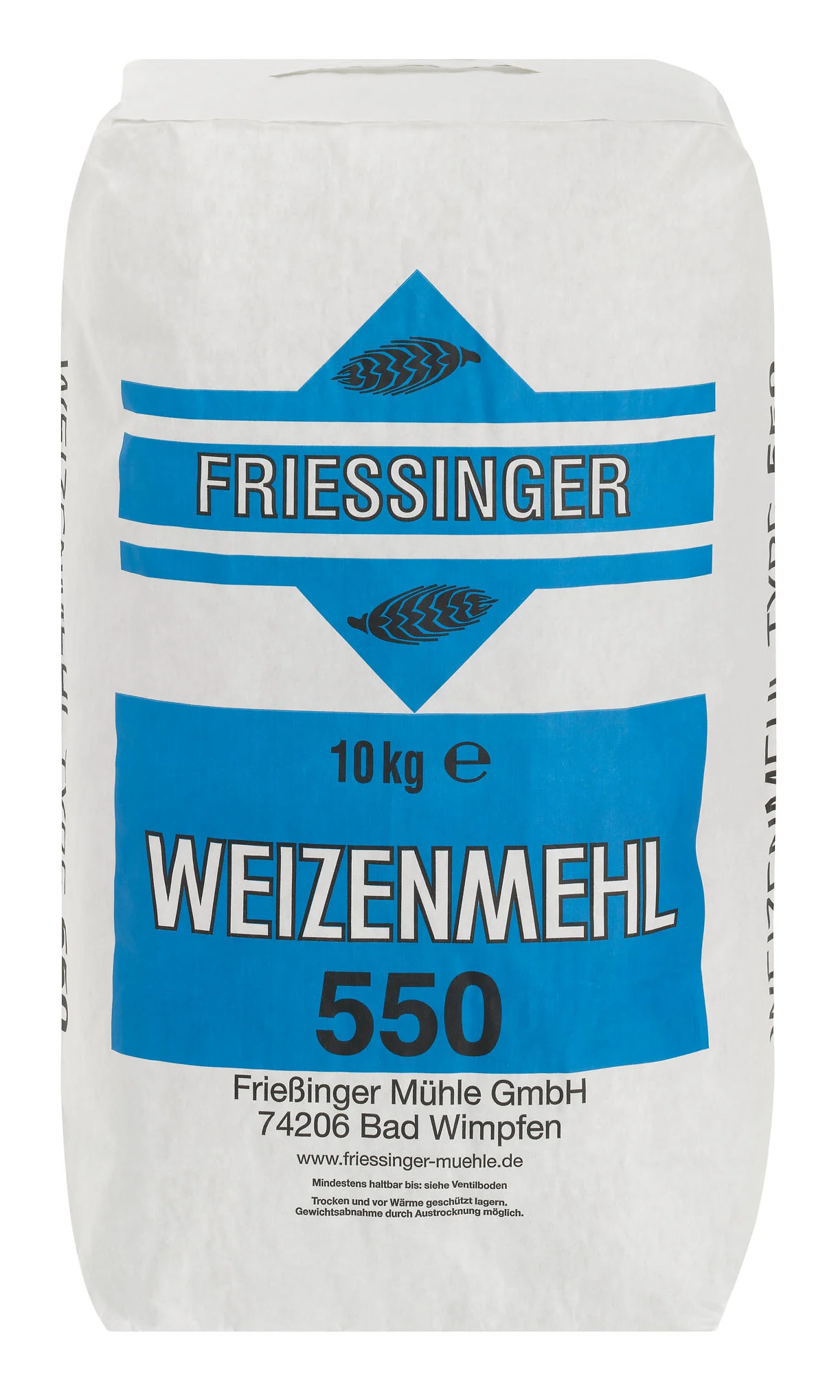Weizenmehl Type 550, 10 kg Sack 