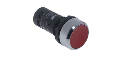 Drucktaster Einbaumaß ø22mm rund rot 