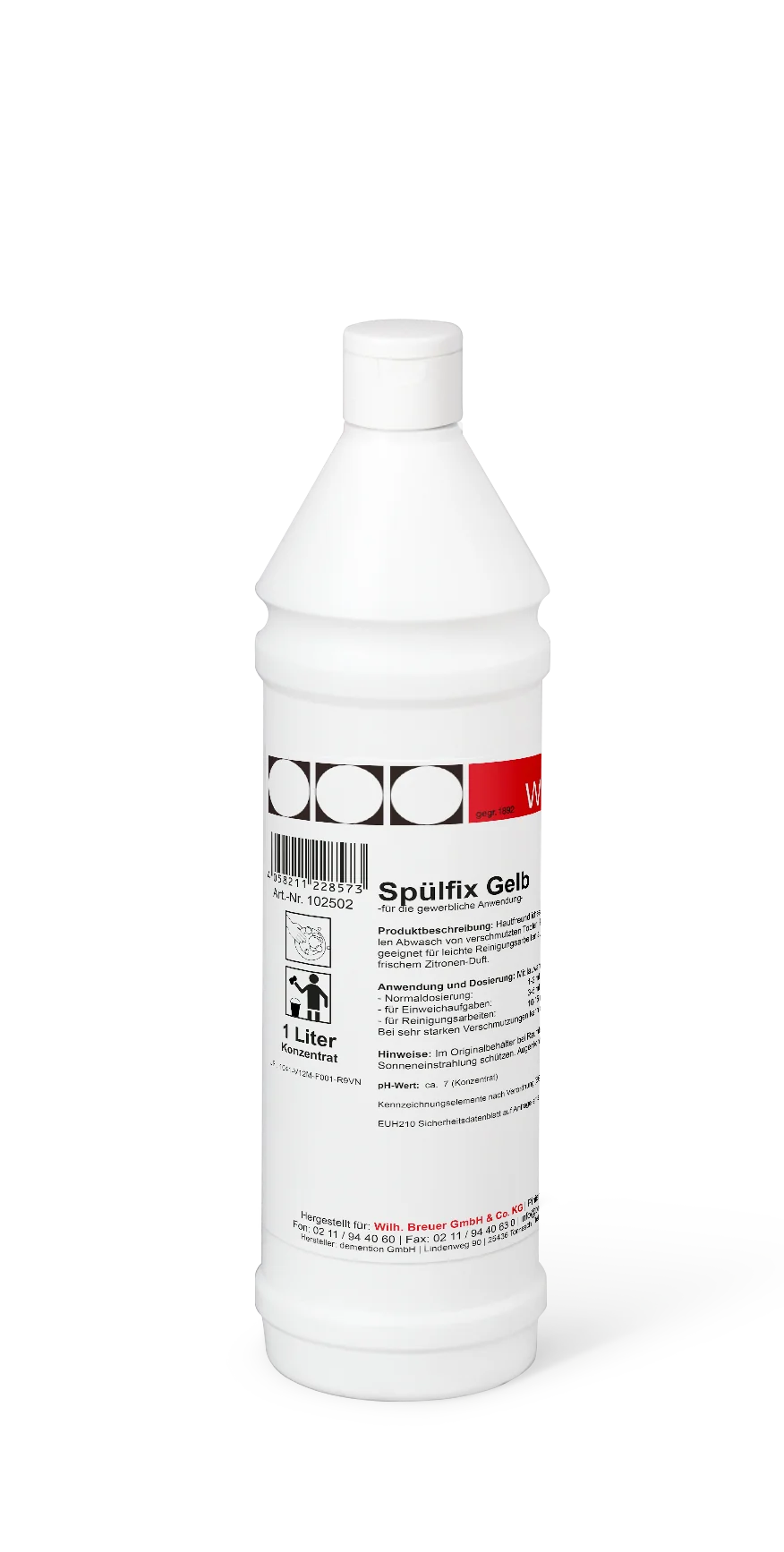 Spülfix gelb BREUER 1 Liter 