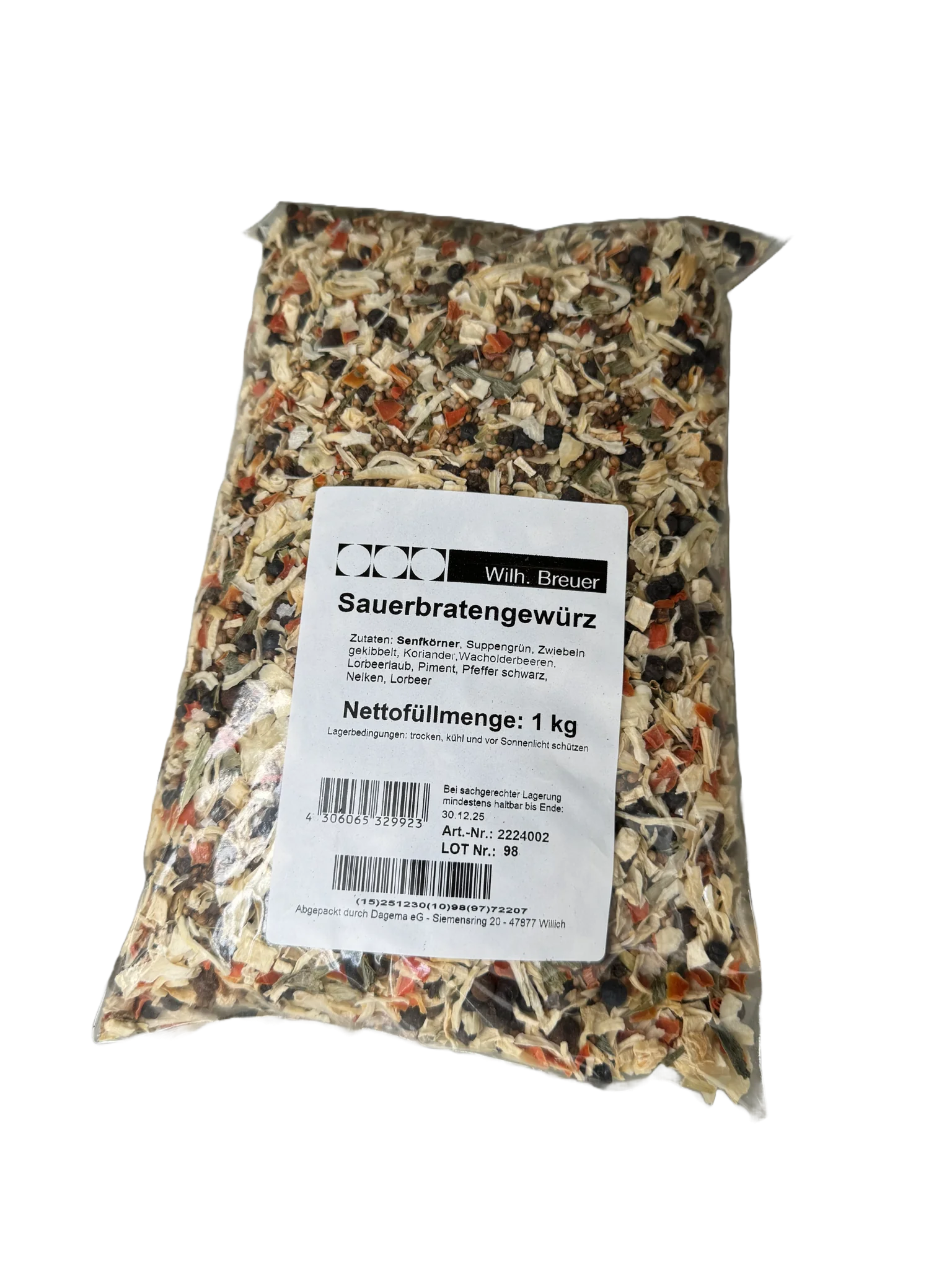 Sauerbratengewürz, eigene Herstellung, 1 kg 