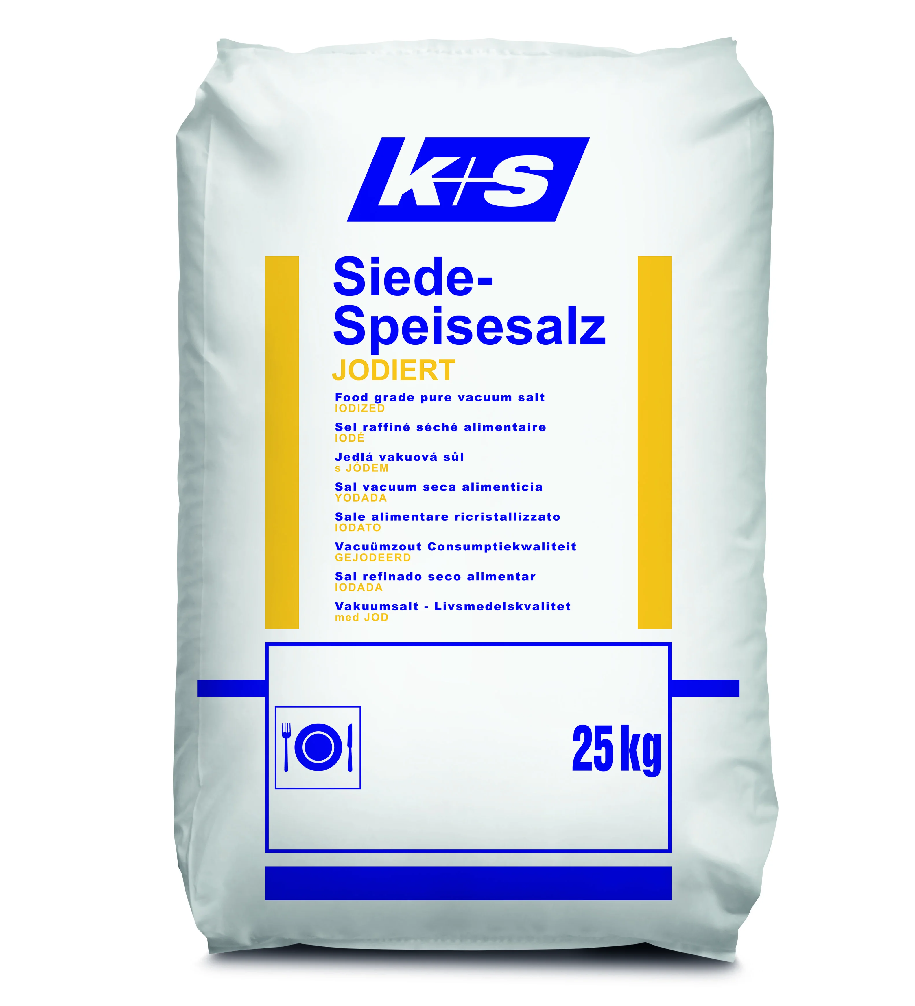 Speisesalz-Siedesalz jodiert 25 kg Sack 