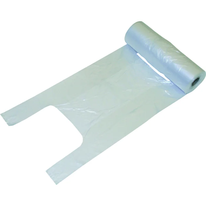 Knotenbeutel HDPE 210+110x380 mm. 250 St./Rolle 