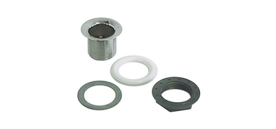 Ablaufventil 1 1/4" mit Gegenmutter Messing verchr 