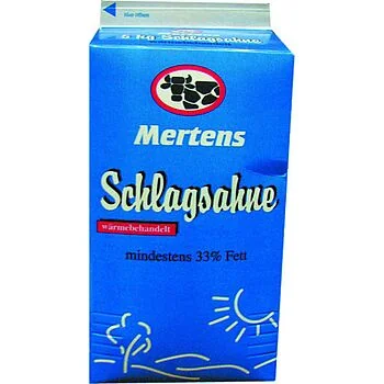 Frische Schlagsahne 33% 5 kg 