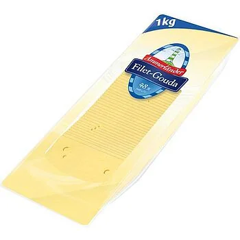 Gouda in Scheiben, 48 %, 1KG Paket 