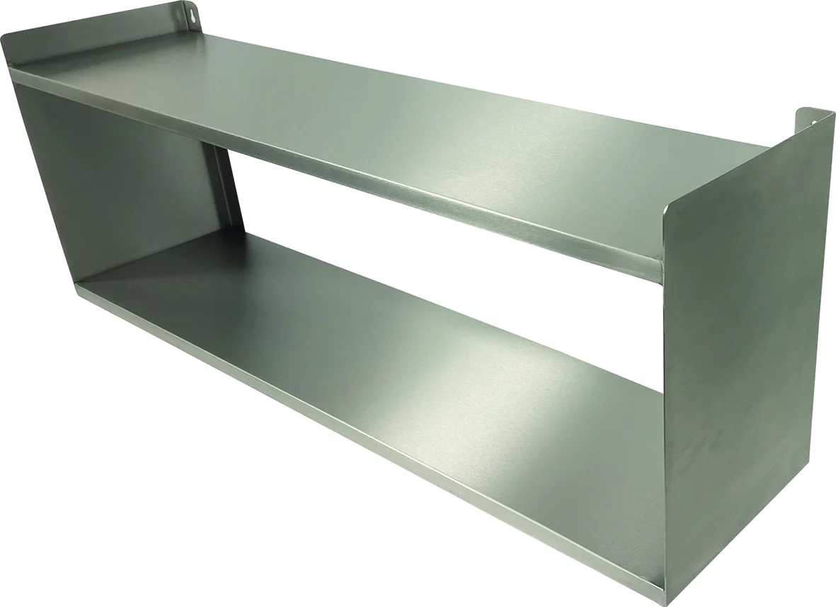 Gewürzbord CNS 1000x250mm, 2 Etagen 