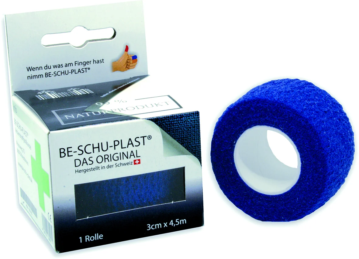 Fingerverband 4,5 m x 3 cm, blau 