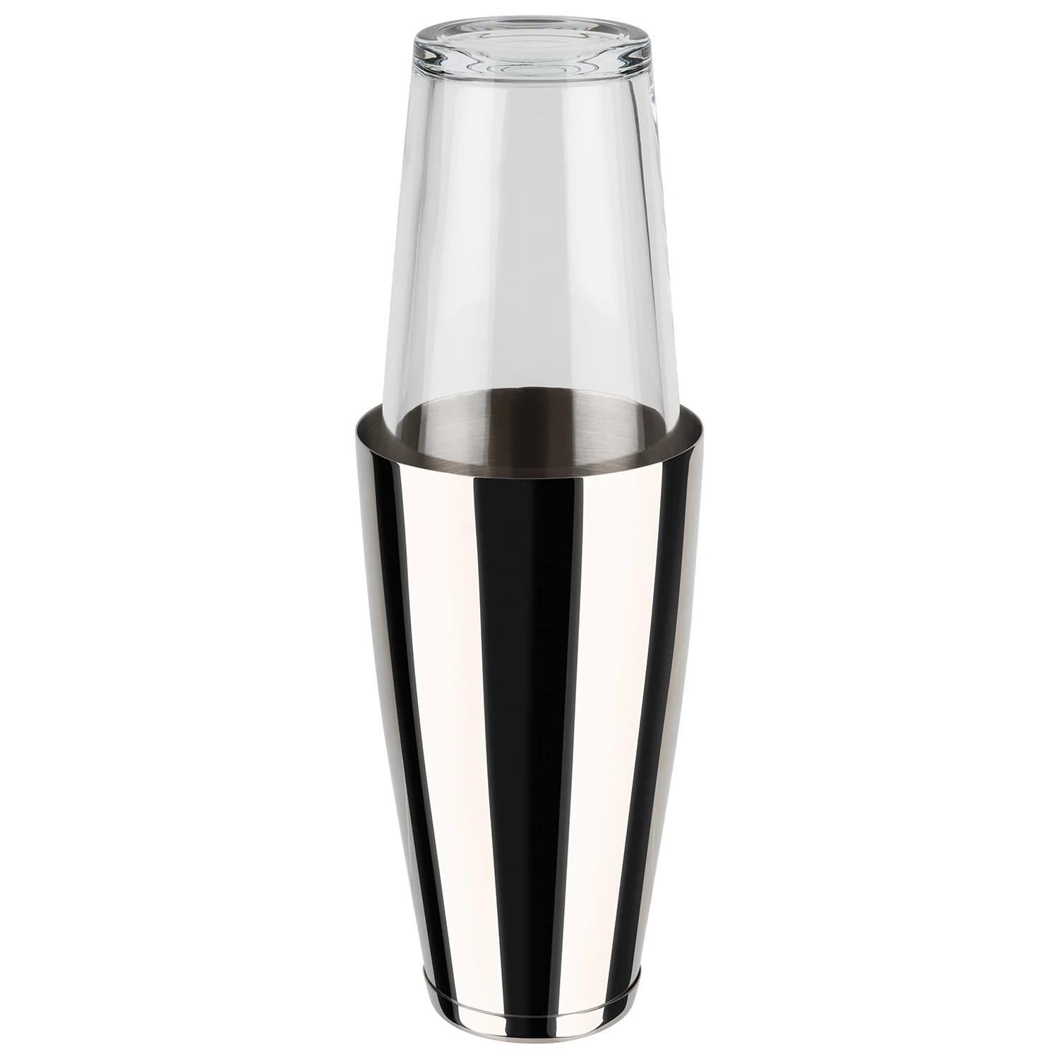 Boston Shaker, 2-teiliges Set, metallic 