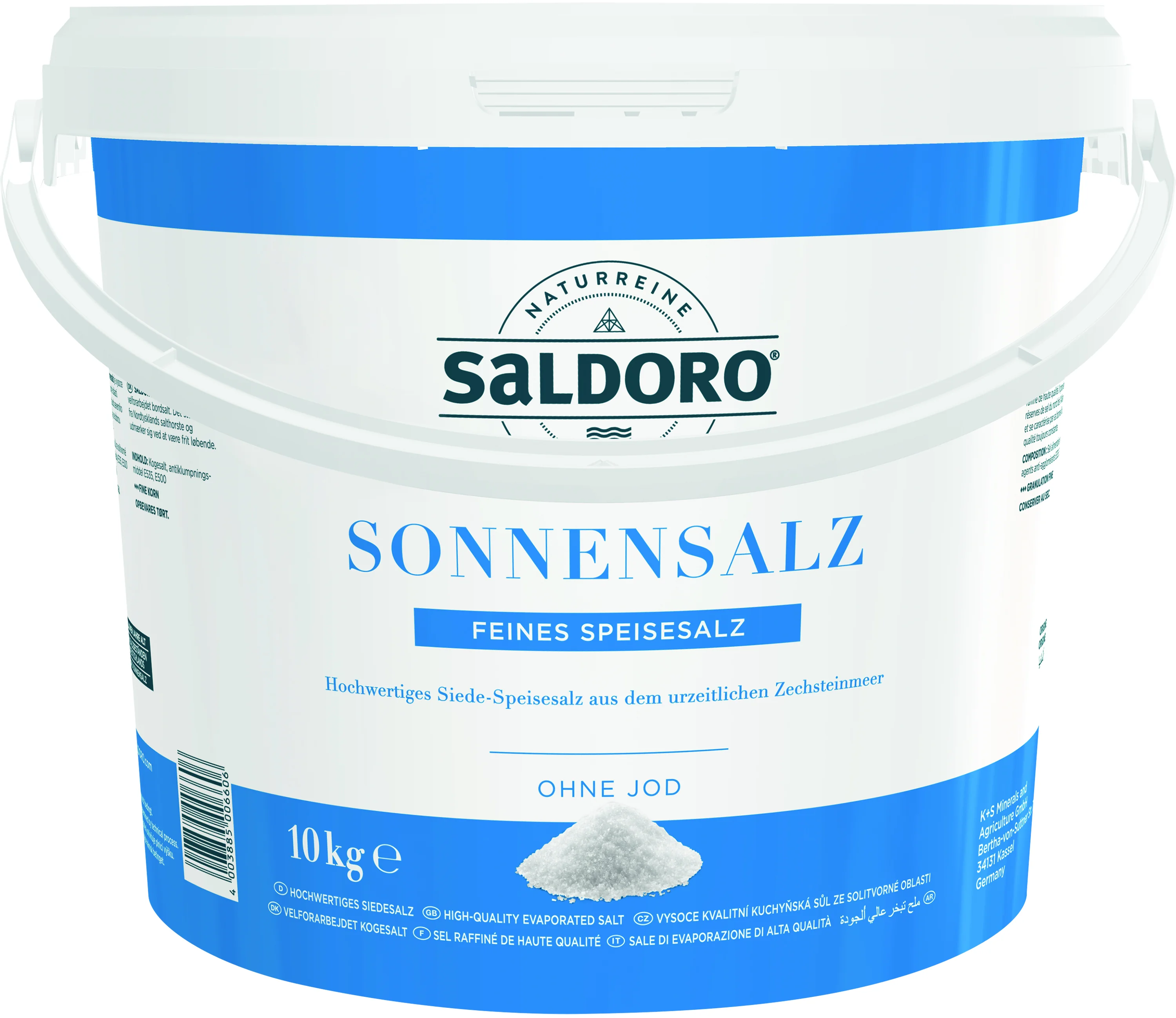 Speisesalz-Siedesalz 10 kg Eimer 