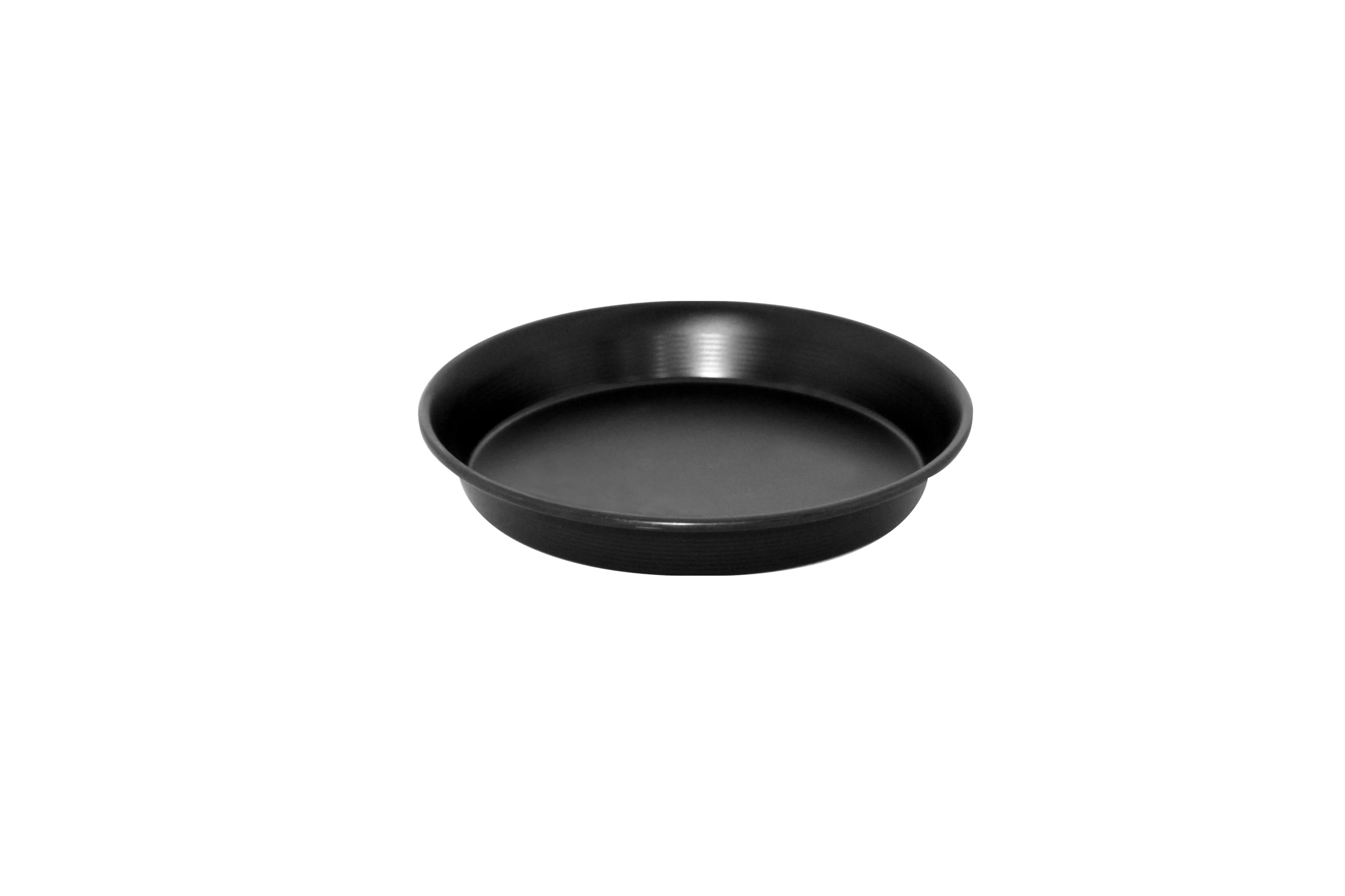 Pizzablech D 220 mm, Höhe 25 mm, Blaublech 