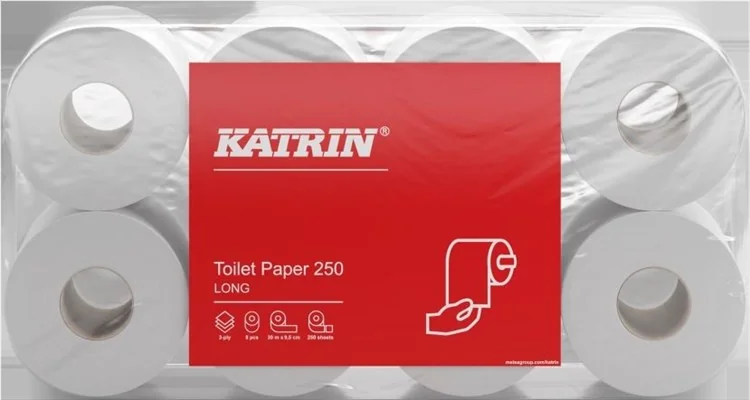 Toilettenpapier 3-lag Katrin Plus, 48 Ro., 250 Bl. 