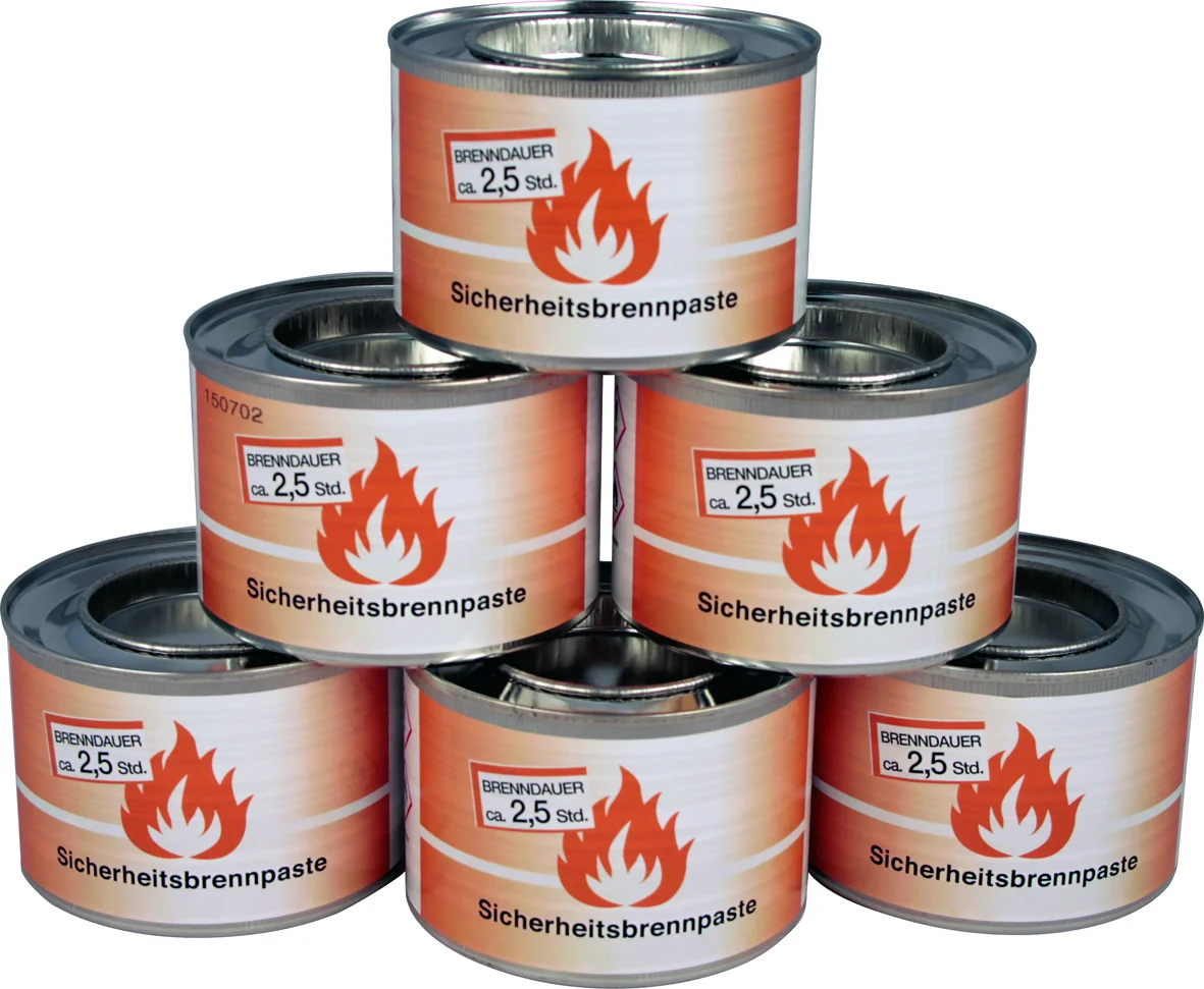 Sicherheitsbrennpasteneinsätze Dagema 200g ca. 2,5 Std. Brenndauer