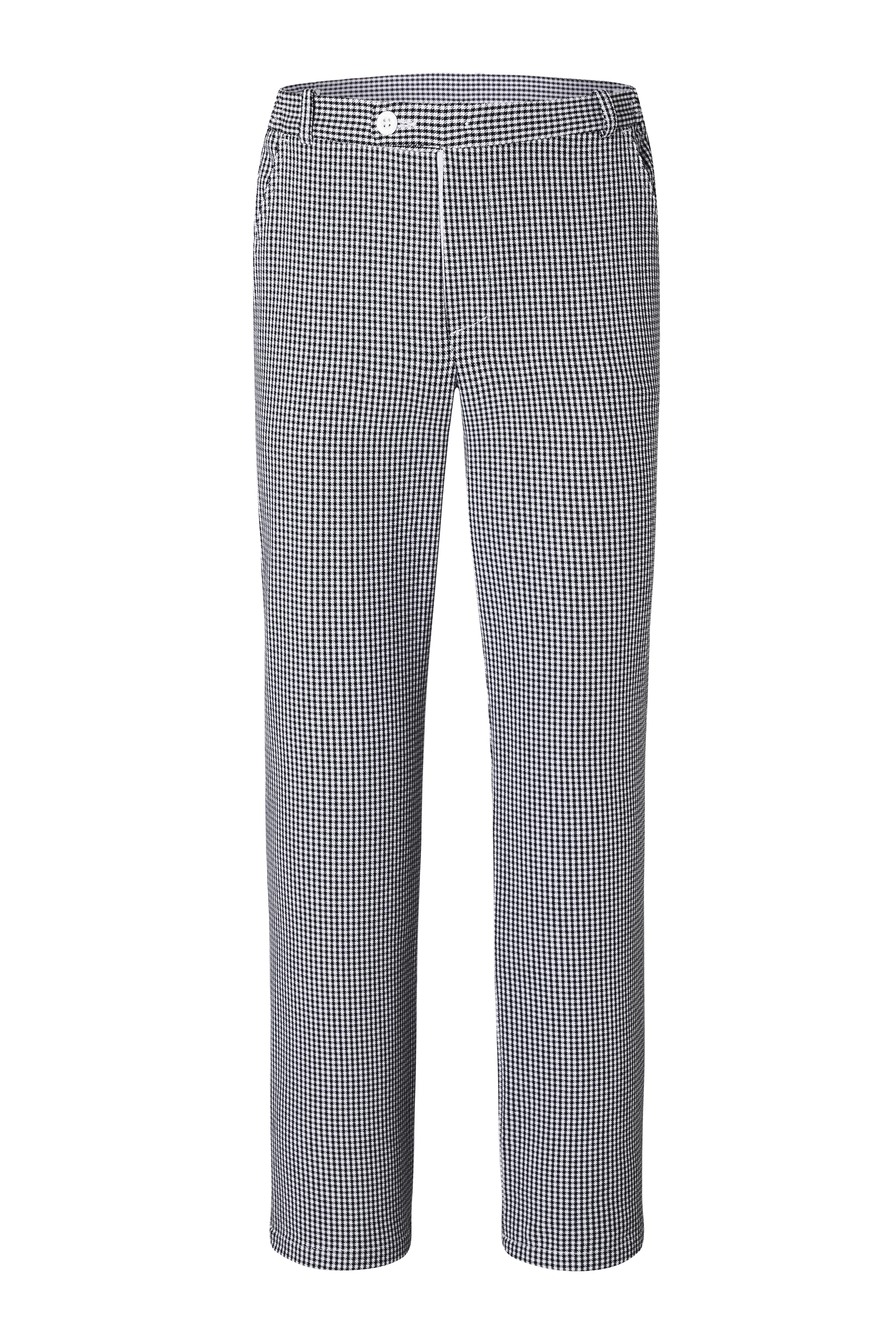Pepitahose Basic schw/we. 