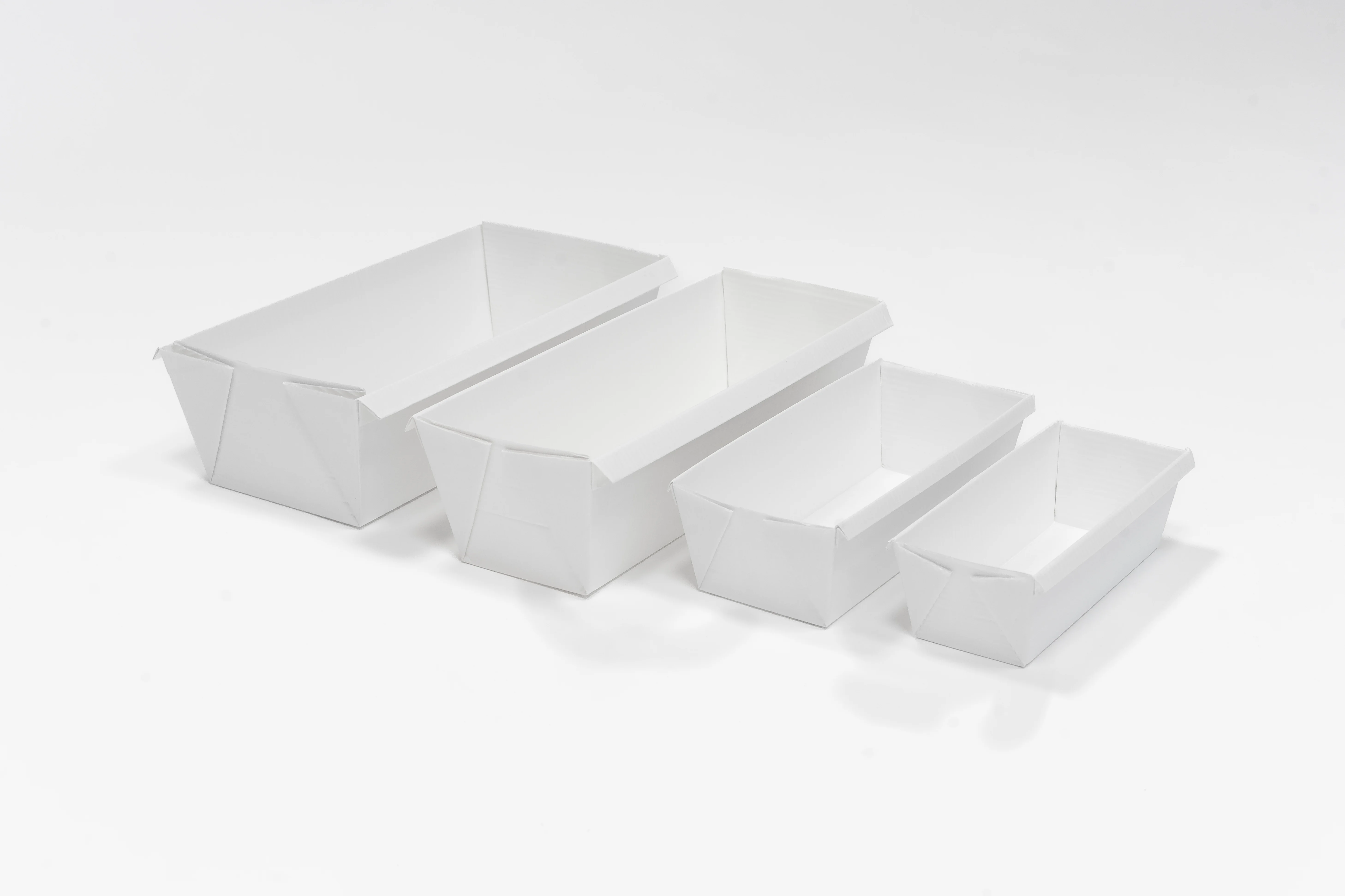 Backform Fleischkäse aus Frischfaserkarton, 500 g 191 x 77 x 55 mm, FSC-zertifiziert