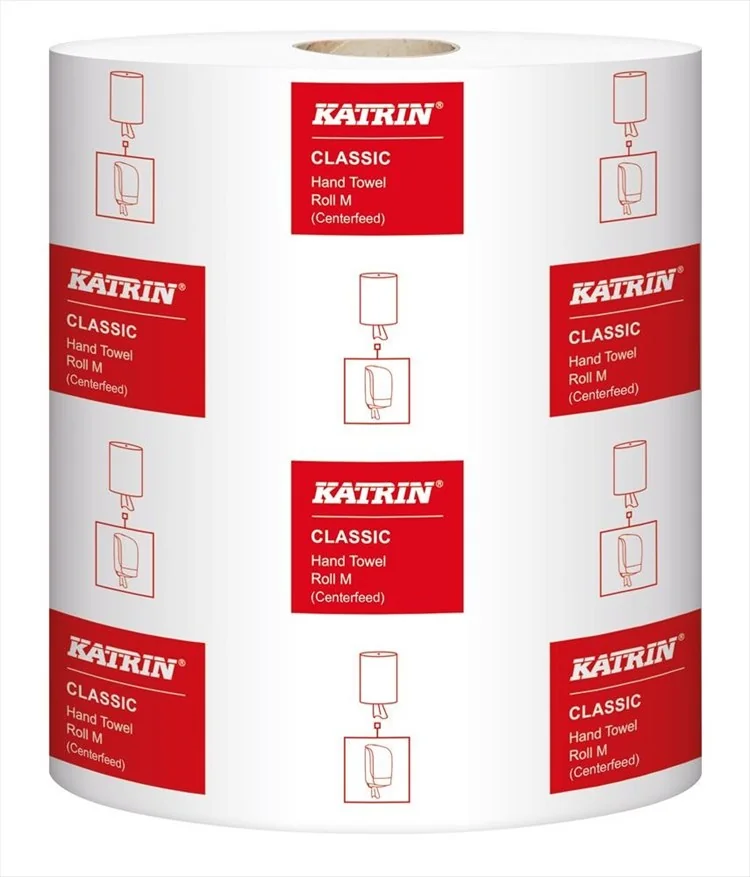 Handtuchrolle KATRIN CLASSIC 2-lg., hochweiß 152m 20,5x30cm, 500 Blatt M2