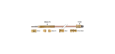 Thermoelement L 900mm 6-teilig 