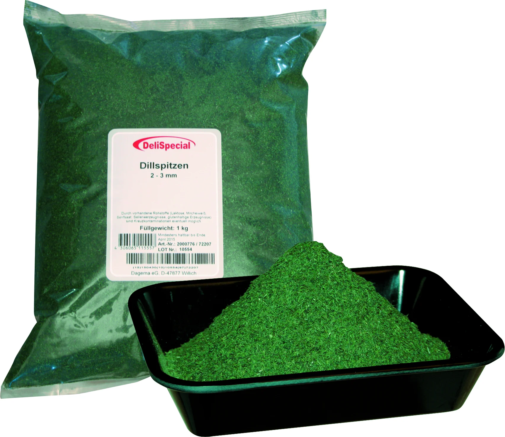 Dillspitzen 2-3 mm, 1 kg 