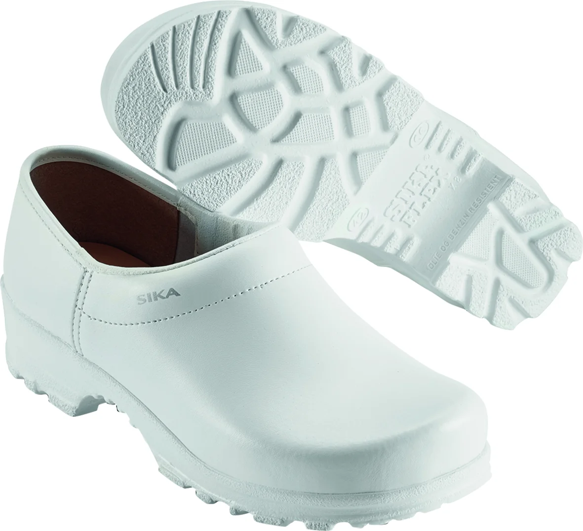 Clogs-Flex geschl. weiß Sika 8005 