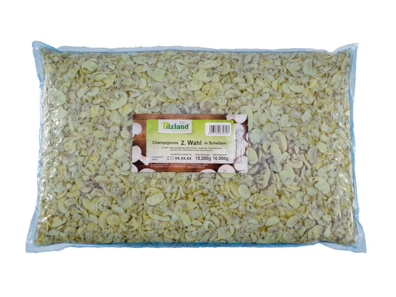 Champignons 2.Wahl geschn. blanchiert, 10.000g