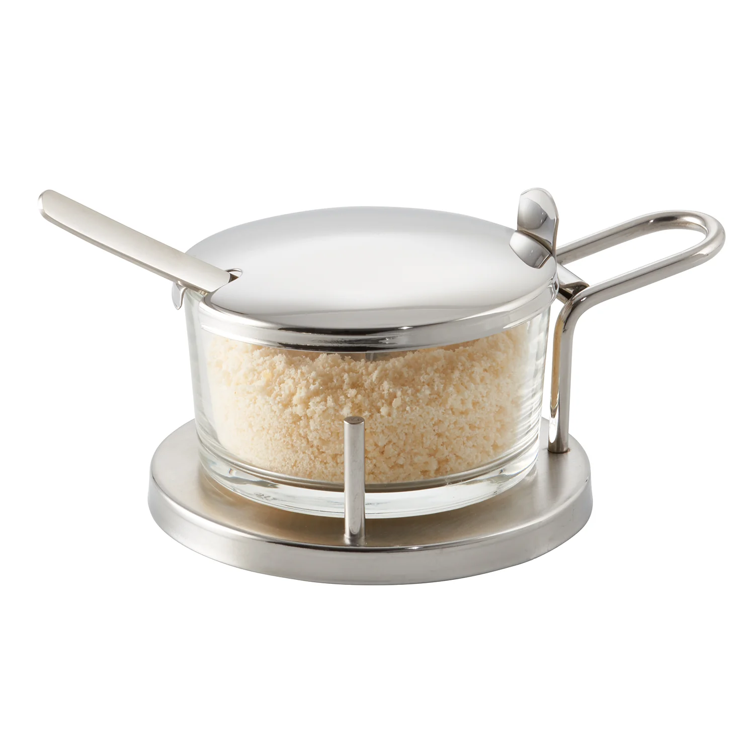 Parmesan-Menage "Classic" 18/10 Edelstahl rund 