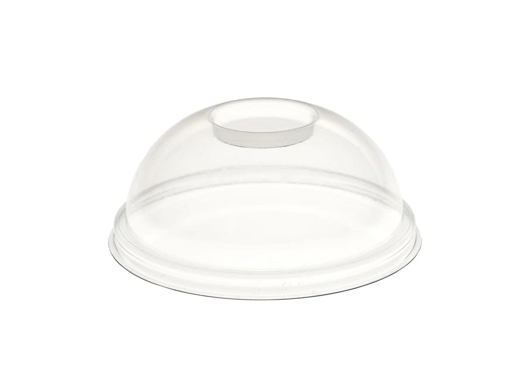 Domdeckel ohne Loch transp. Ø95mm für Ausschankb. 