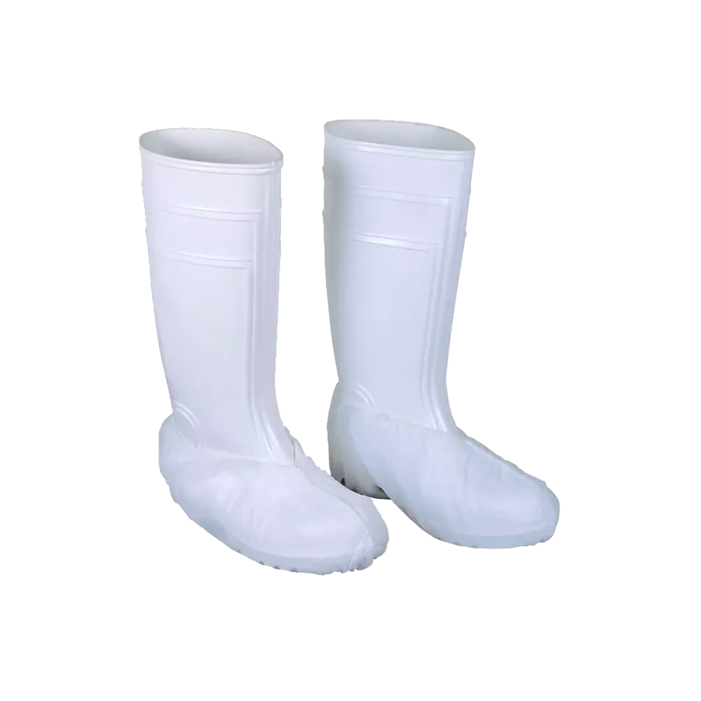 Überschuhe Einweg mit PE-Laufsohle extra stark Vliesstoff, ca. 15x42 cm
