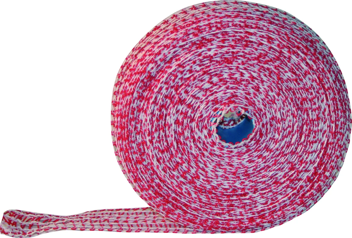 Lachsschinkennetz rot/weiß (Ro = 50m) 