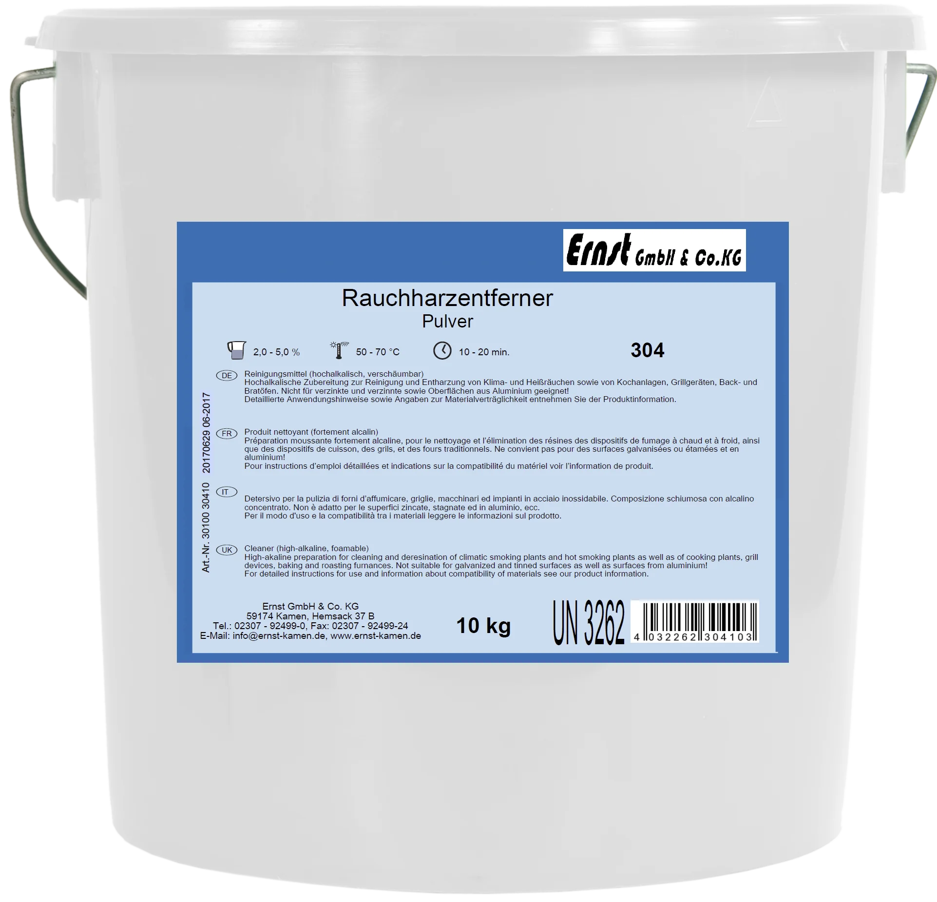 Rauchharzentferner Pulver 10Kg 