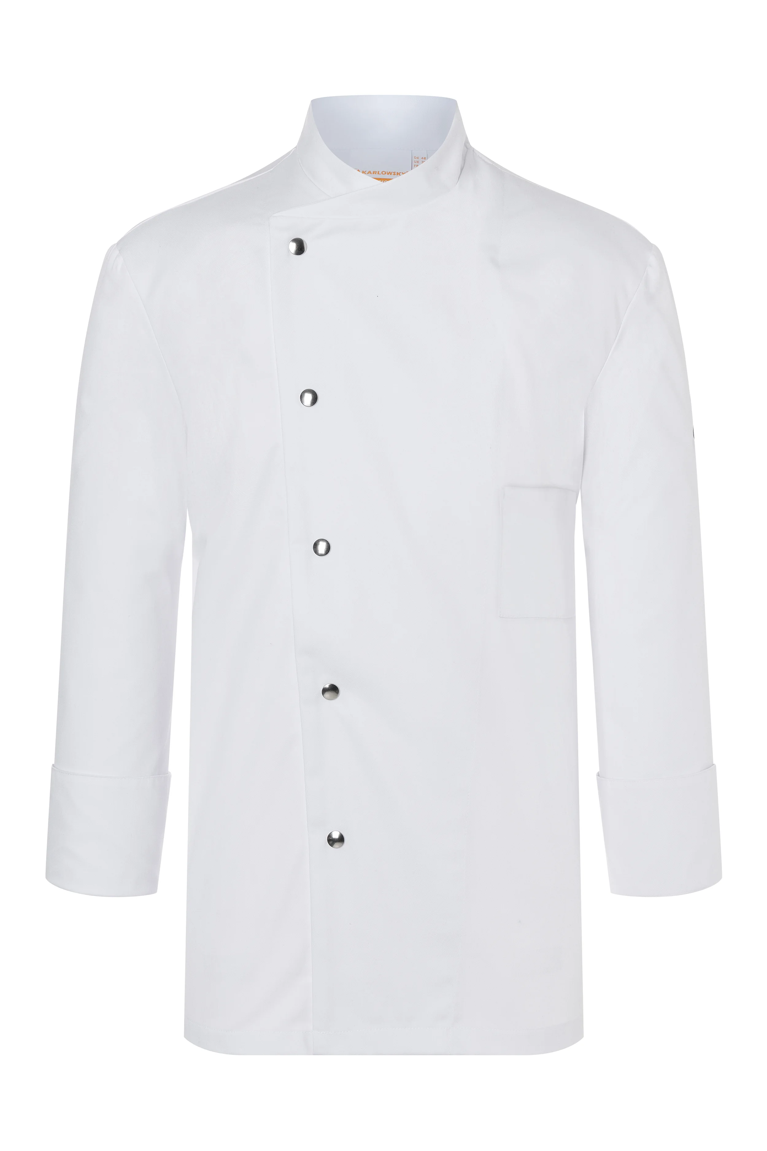 Kochjacke Lars, weiss, 5 Druckknöpfe, Gr. 52 