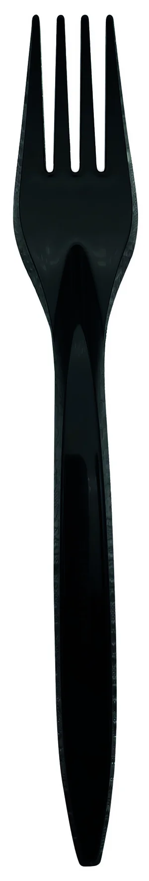 Mehrweg-Gabel PS, schwarz 180mm Spülmaschinengeeignet