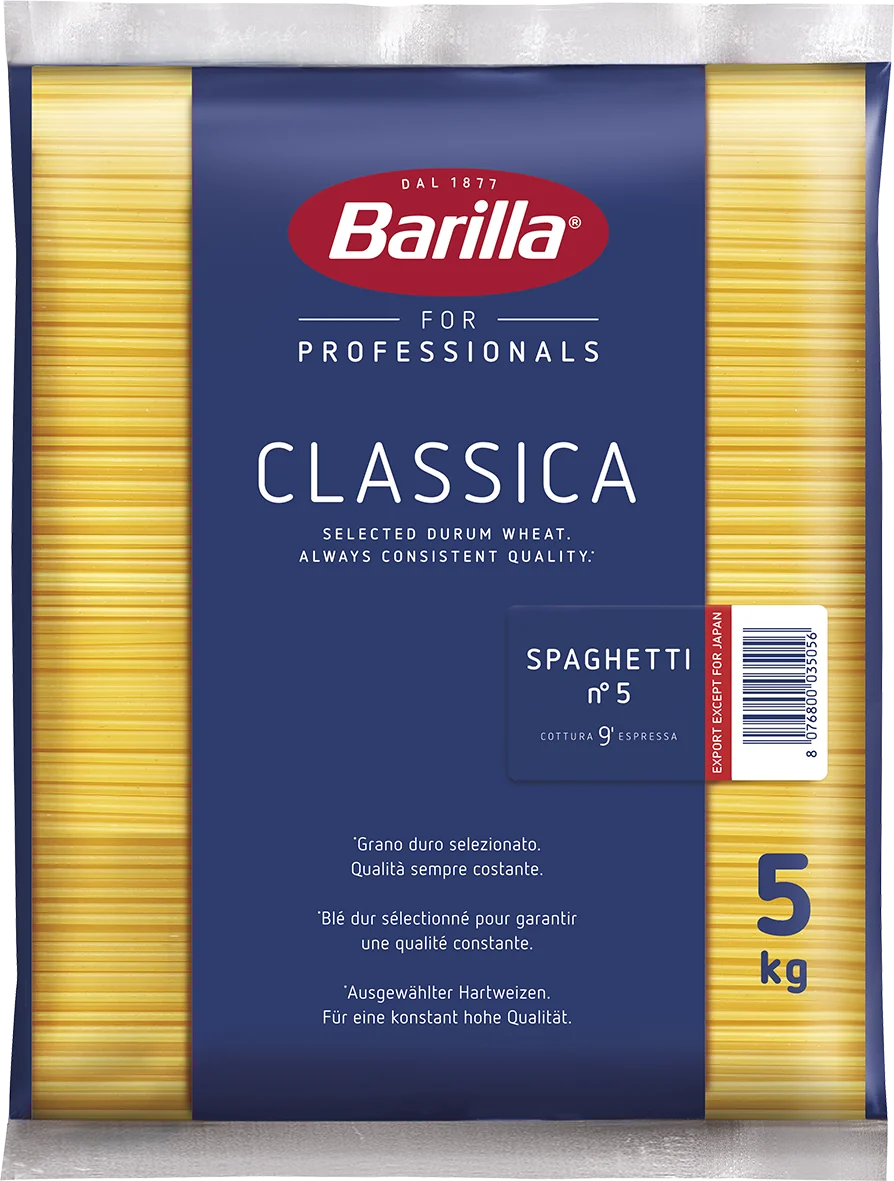 Spaghetti No.5, 5000 g BARILLA 