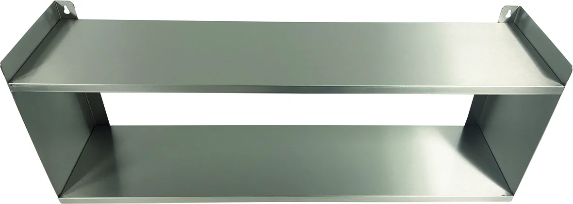 Gewürzbord CNS 1000x250mm, 2 Etagen 