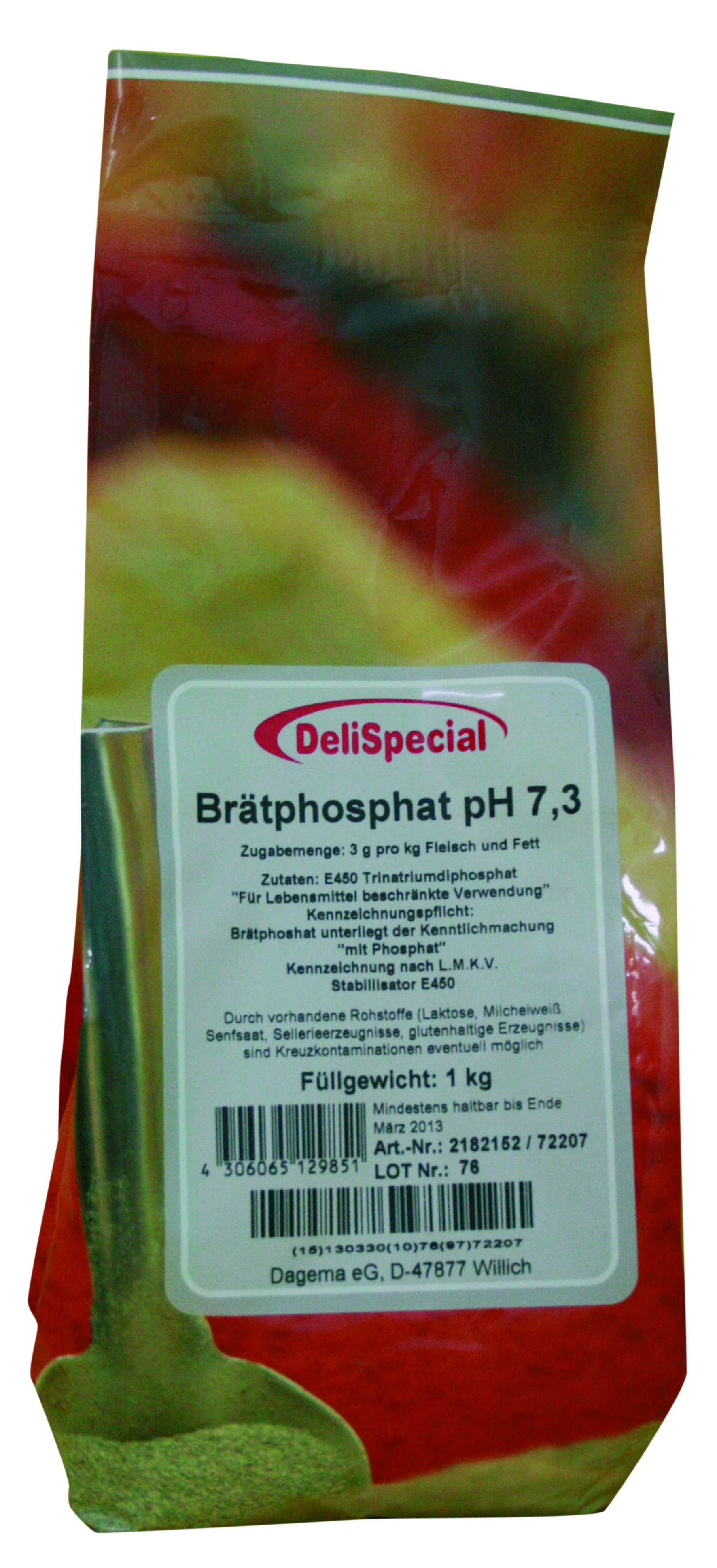 Brätphosphat PH 7,3 , 1 Kg Standbeutel 