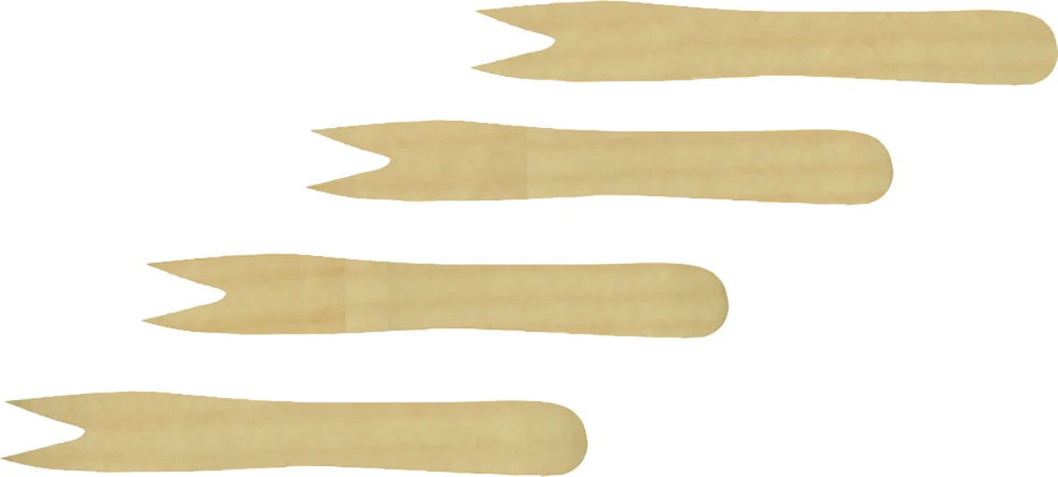 Pommes-Frites Picker Holz 85 mm 