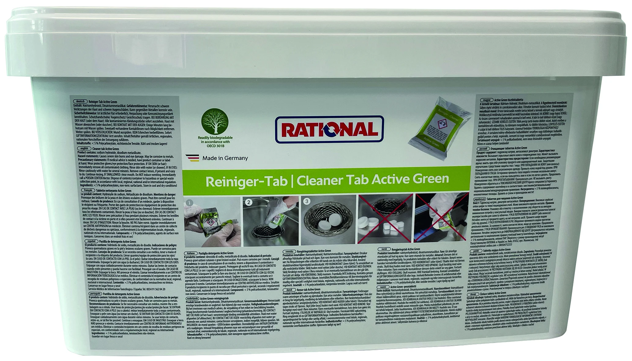 Reiniger Tabs Icombi Rational Active Green 150St. 
