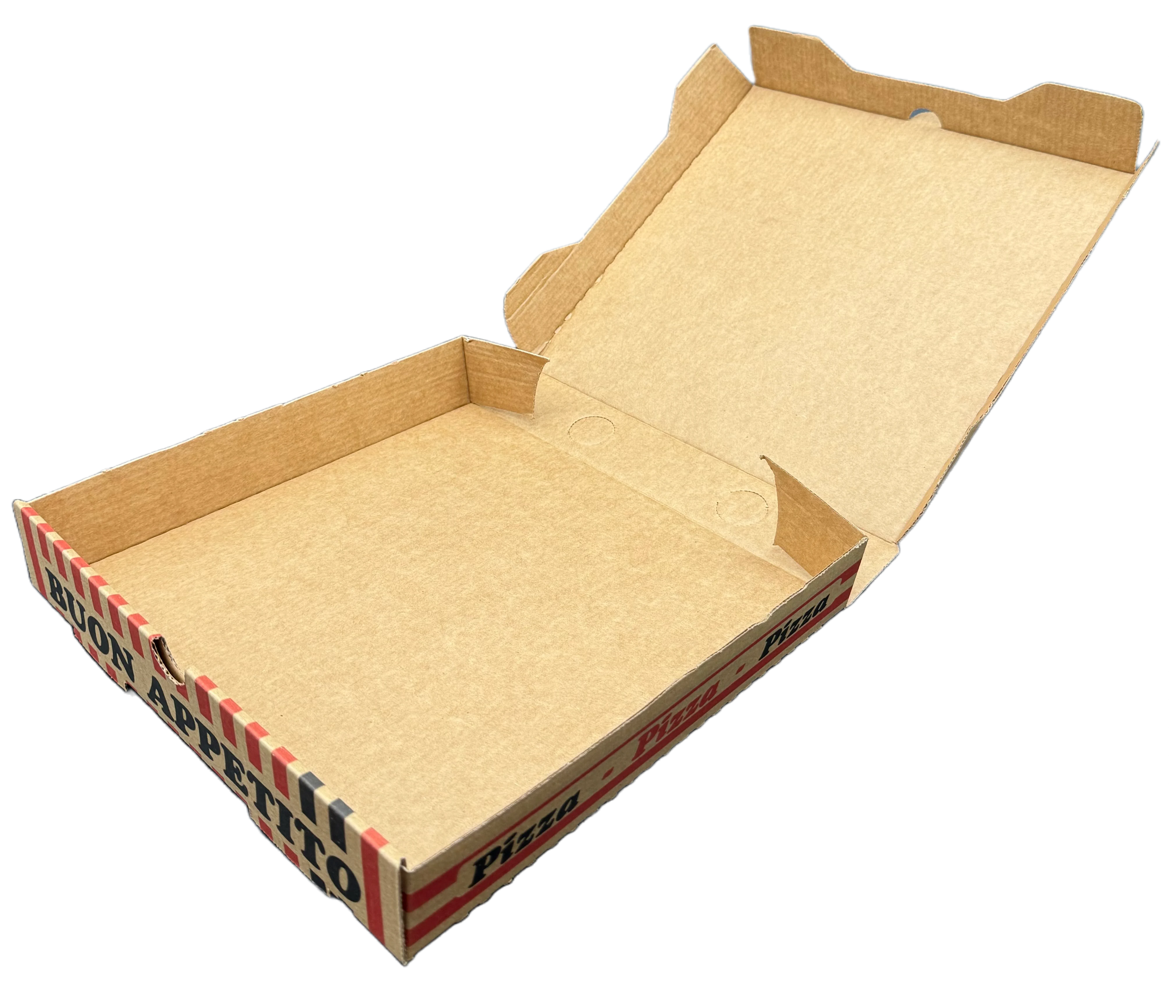 Pizzabox NEW YORK Braun - 24x24x4 cm